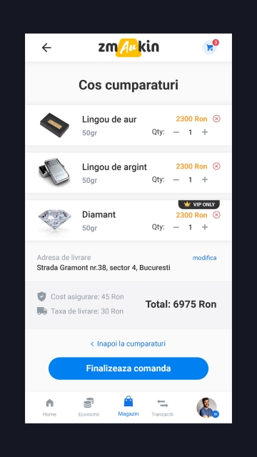 Zmaukin - Aplicatie mobile Android si iOS de economisire prin vicii